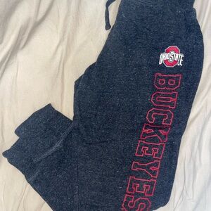 Ohio State Women's Charcoal Grey Jogger Sweats